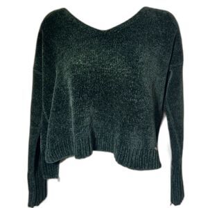 Hollister Chenille V Neck Sweater Women's XS